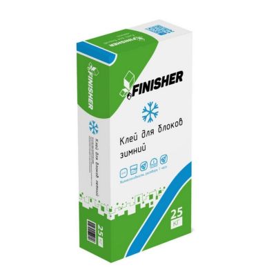 Клей для блоков Finisher Зима 25 кг в г. Владимир