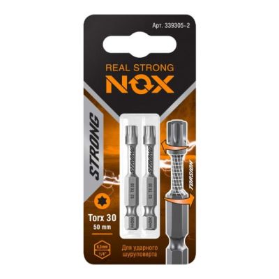 Бита TX-30-50 E 6,3 torsion "NOX STRONG" 339305-2 в г. Владимир