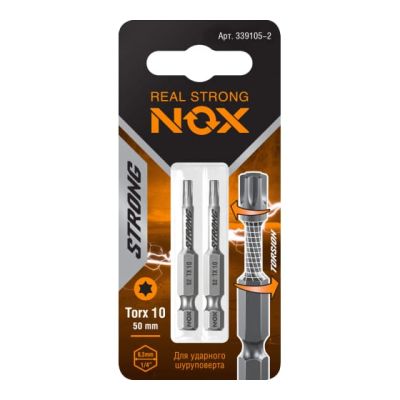 Бита TX-10-50 E 6,3 torsion "NOX STRONG" 339105 в г. Владимир