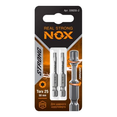 Бита TX-25-50 E 6,3 torsion "NOX STRONG" 339255 в г. Владимир