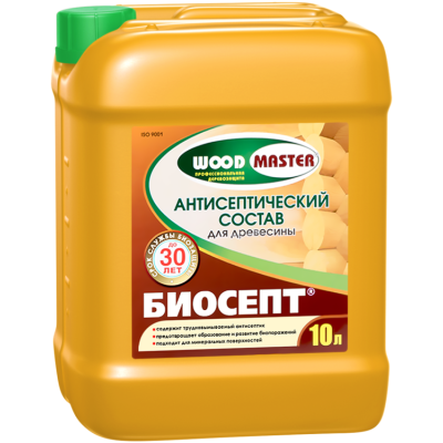 Биосепт антисептический состав Woodmaster 10л (1) Рогнеда в г. Владимир