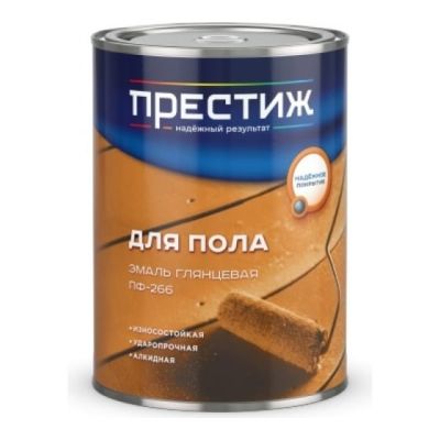 Эмаль ПФ-266 красно-коричневая 0,9 кг (14) Престиж в г. Владимир