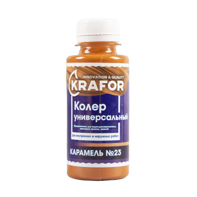 Колер универсальный №23 карамель 100мл (6/108) "Krafor" в г. Владимир
