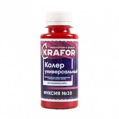 Колер универсальный №10 фуксия 100мл (6/108) "Krafor" в г. Владимир