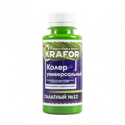Колер универсальный №12 салатный 100мл (6/108) "Krafor" в г. Владимир