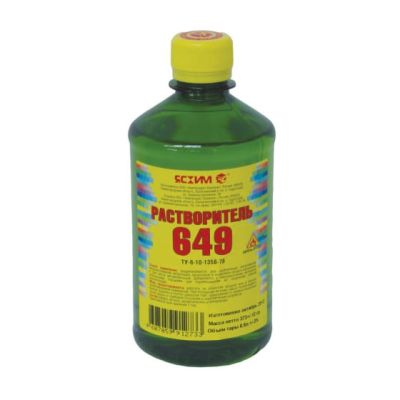 Растворитель 649 0,5л (25) (ПЭТ) Ясхим Новгород в г. Владимир