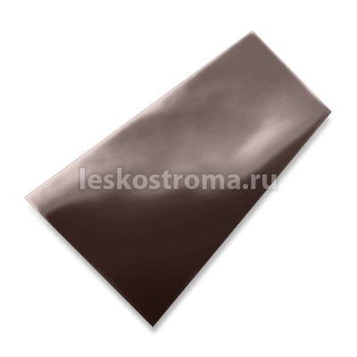 Лист гладкий 0,35 мм 2000*1250 Шоколадно-коричневый (RAL 8017) в г. Владимир