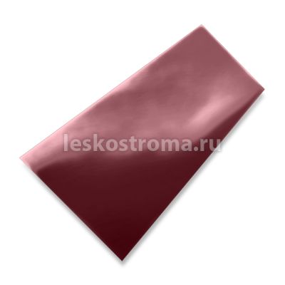 Лист гладкий 0,35мм 2000*1250 Винно-красный (RAL 3005) в г. Владимир