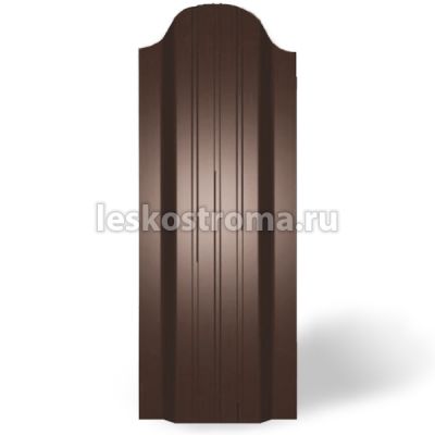 Евроштакетник П-обр 1500 Шоколадно коричневый (8017) в г. Владимир