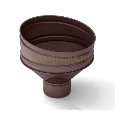 Воронка 100 оцинкованная 0.50 (RAL 8017) в г. Владимир