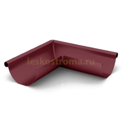 Желоб угловой наружний штамп оц 0.50 (RAL 3005) в г. Владимир
