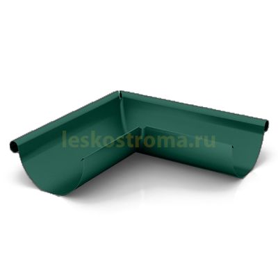 Желоб угловой наружний штамп оц 0.50 (RAL 6005) в г. Владимир