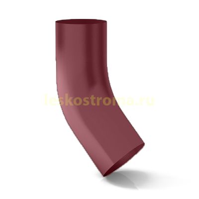 Колено штампованное сливное 100 оц 0.50 (RAL 3005) в г. Владимир