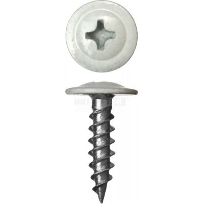Саморез с прессшайбой острый 4,2*16 RAL (9003) ярко-белый в г. Владимир