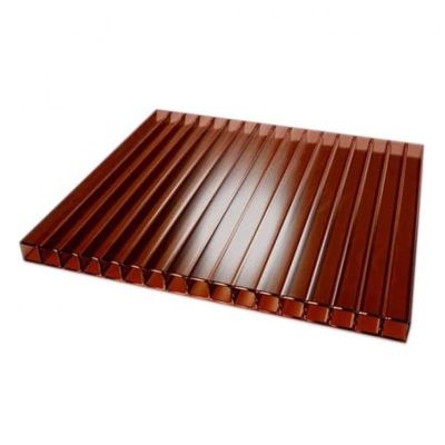 Сотовый поликарбонат UltraPlast 6х2100х6000 (коричневый) в г. Владимир