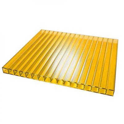 Сотовый поликарбонат UltraPlast 6х2100х6000 (оранжевый) в г. Владимир